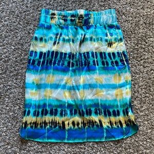 Banana Republic Silk Midi Skirt